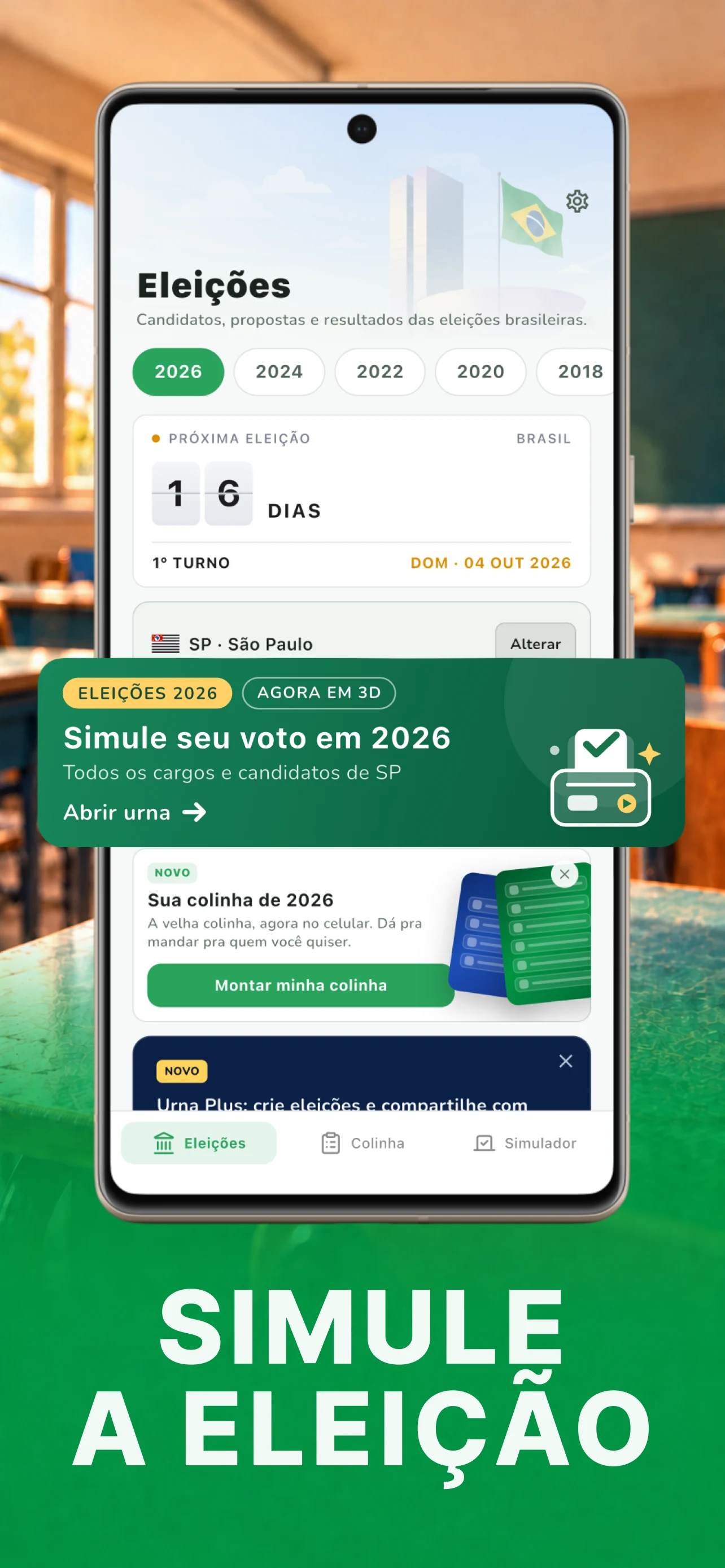 Urna - Simulador Eleições 2026 screenshot