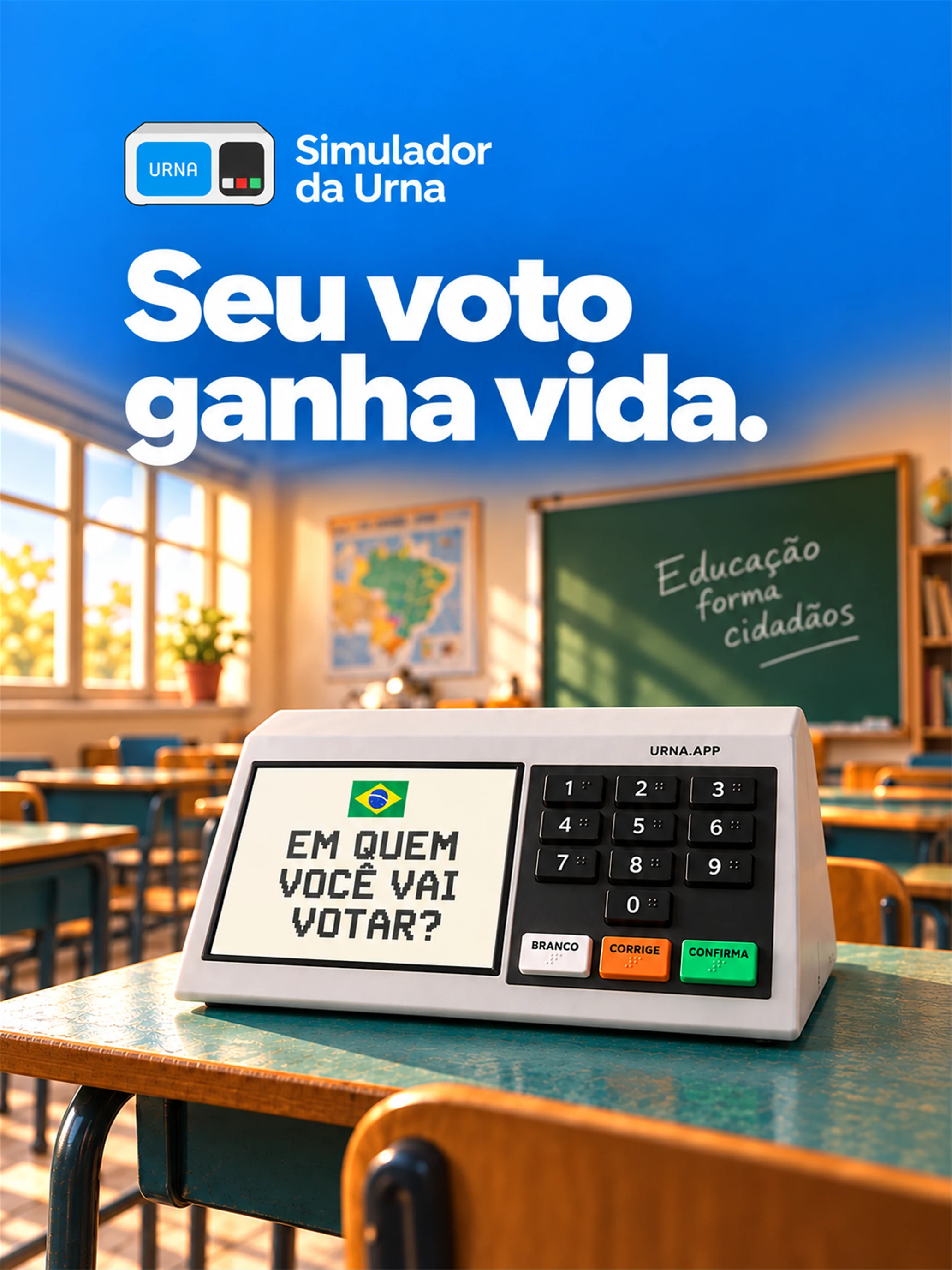 Urna - Simulador Eleições 2026 screenshot