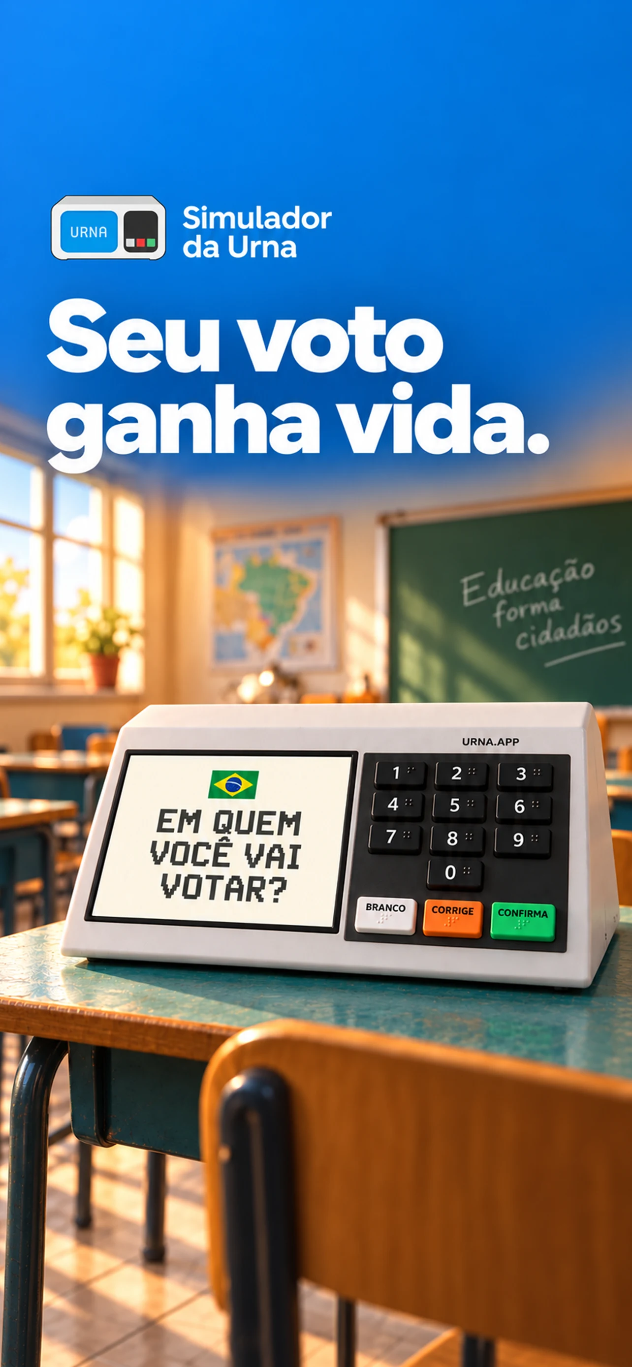Urna - Simulador Eleições 2026 screenshot